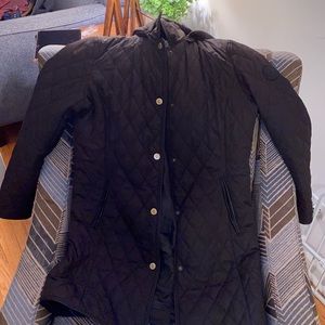Ralph Lauren Black Quilted Coat